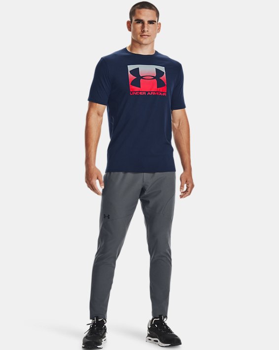 Tee-shirt à manches courtes UA Boxed Sportstyle pour homme, Blue, pdpMainDesktop image number 2